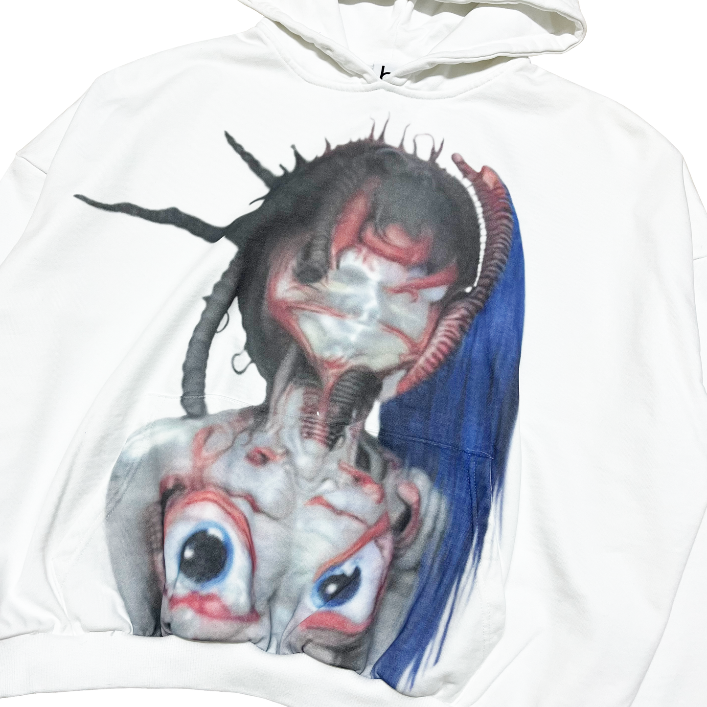 "PUNK REDEMPTION" Stone Wash Hoodie