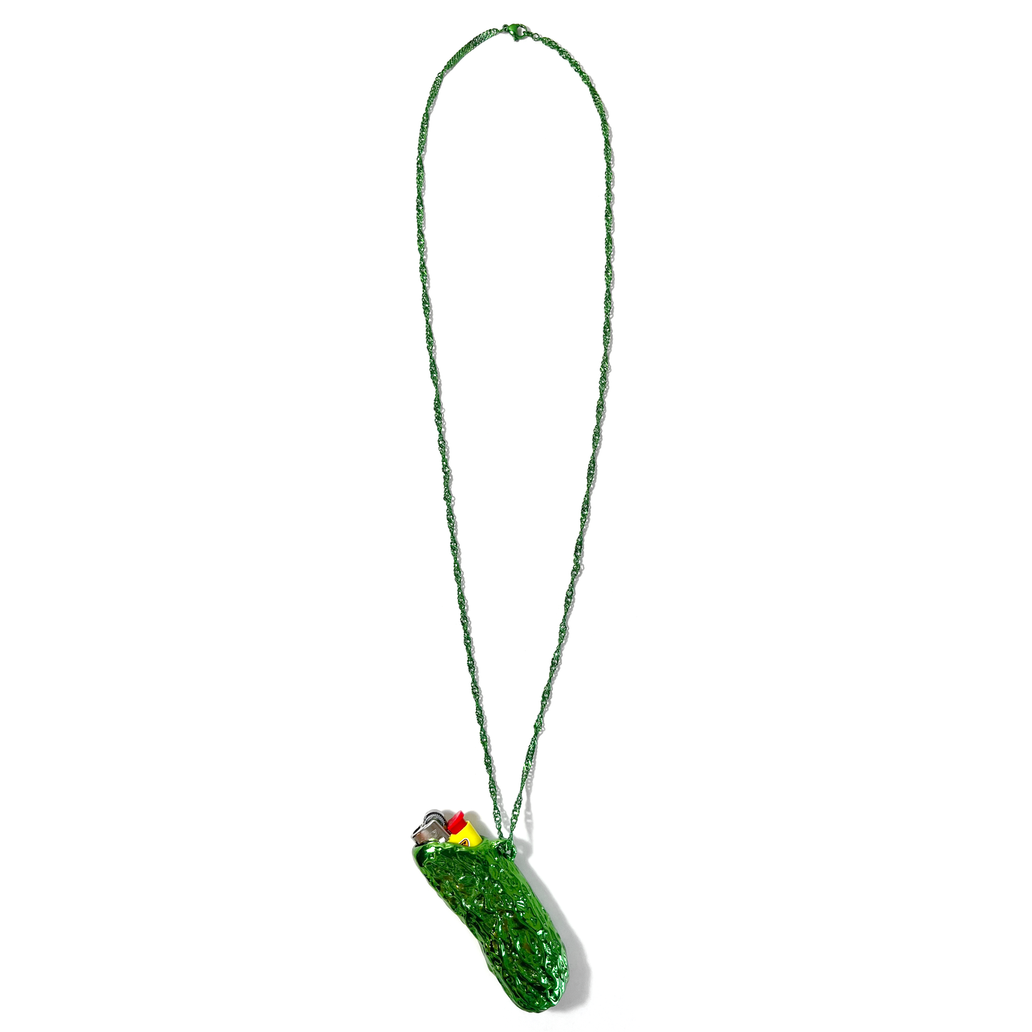 Tongue of Flame Metal Lighter Case Necklace 1700℃