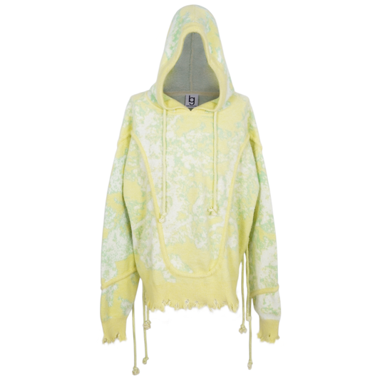 Pulse "脈" Mohair Knit Hoodie