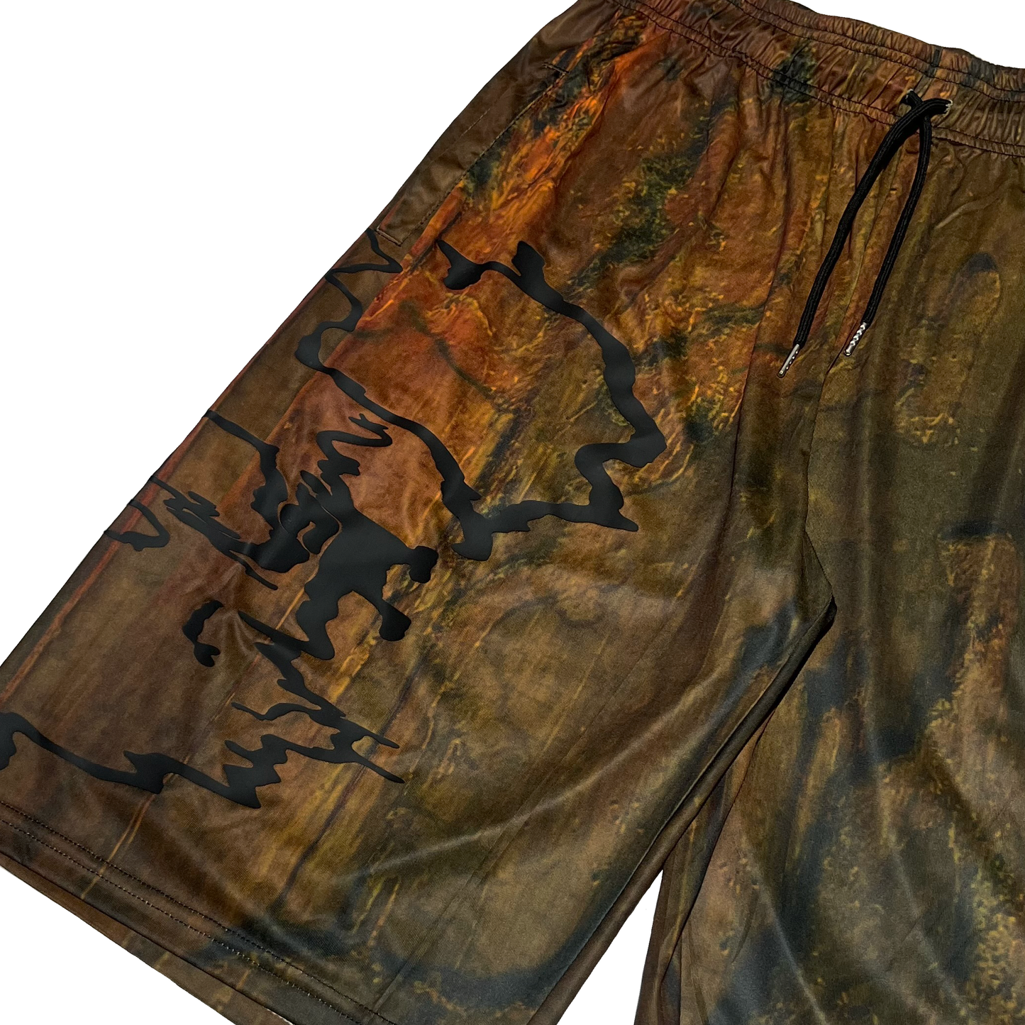 Nature Camo "熯霊" Hideri 3D rubber Dry Shorts